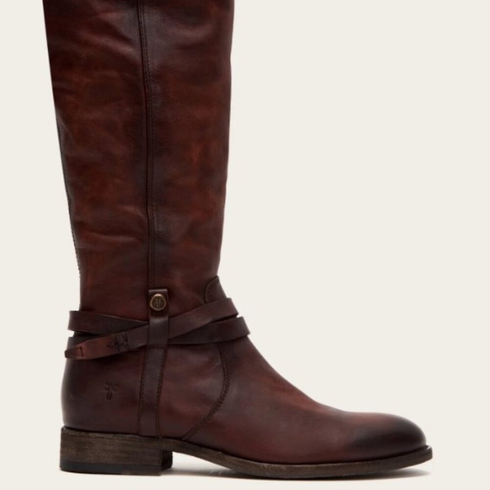 Melissa Belted Tall riding boot - wide calf - Women's 9 B